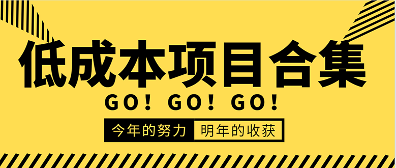 低成本零成本项目合集：赚钱快的慢的、暴利的，线上线下的，价值万元资料-第二象限