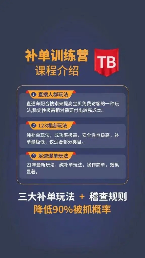 数据蛇淘宝2021最新三大补单玩法+稽查规则，降低90%被抓概率-第二象限