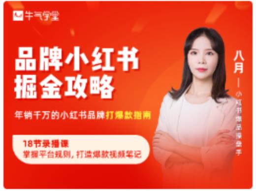 品牌小红书掘金攻略，年销千万的小红书品牌打爆款指南-第二象限