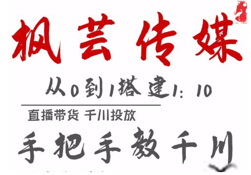 枫芸传媒11月千川最新玩法，手把手教你搭建1:10的计划-第二象限
