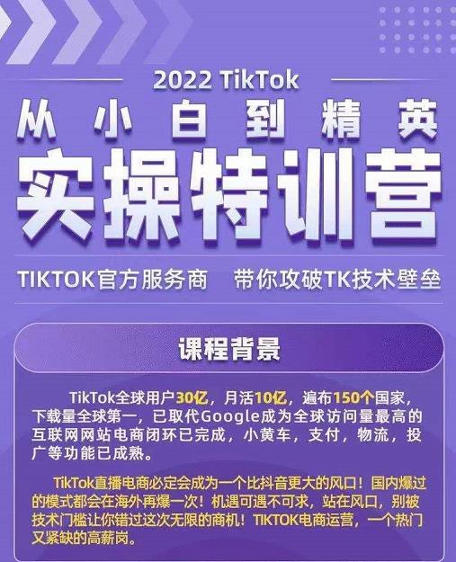 Seven漆·2022Tiktok从小白到精英实操特训营，带你掌握Tiktok账号运营-第二象限