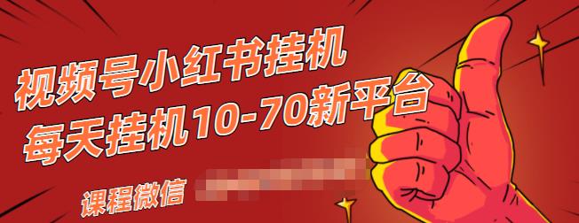 视频号小红书抖音挂机项目，小白无脑操作，按照要求来，单号每天几十米-第二象限
