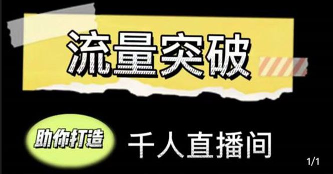 直播运营实战视频课，助你打造千人直播间（14节视频课）-第二象限