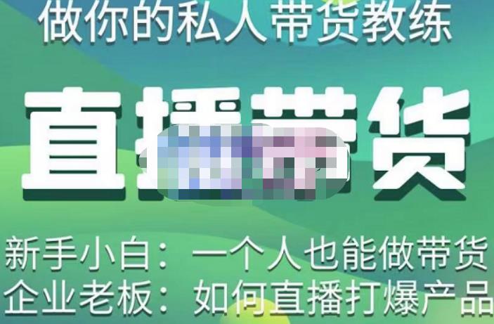 硬核传媒·直播带货（私人教练），实操实战教学，通俗易懂，学完后新手小白一个人也能做带货-第二象限
