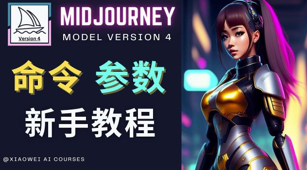 Midjourney新手入门教程，轻松创作顶级图像，命令参数-新手教程-第二象限