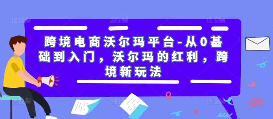 跨境电商沃尔玛平台-从0基础到入门，沃尔玛的红利，跨境新玩法-第二象限