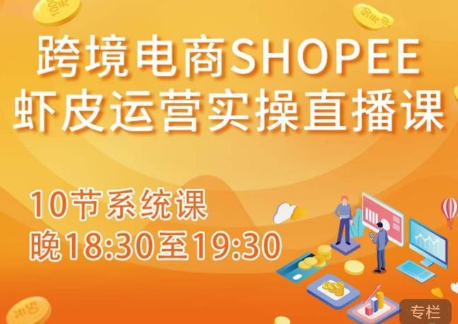 跨境电商Shopee虾皮运营实操直播课，从零开始学，入门到精通（10节系统课）-第二象限