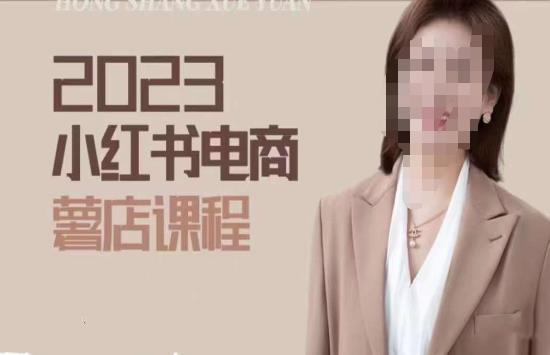 2023小红书电商课，新手小白从0~1玩转小红书薯店电商-第二象限