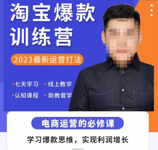 爱上黄昏·淘宝爆款训练营，2023最新运营打法，学习爆款思维，实现利润增长-第二象限