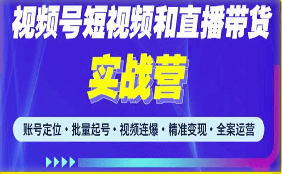 2023最新微信视频号引流和变现全套运营实战课程，小白也能玩转视频号短视频和直播运营-第二象限