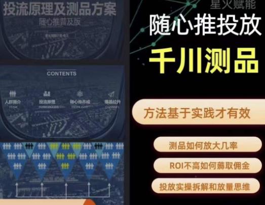 爱做号的老王·随心推+千川投流，投放实操拆解和放量思维，投流原理、千川测品-第二象限