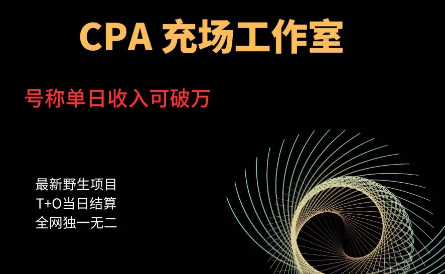 cpa充场工作室，号称单日收入10000+（揭秘）-第二象限