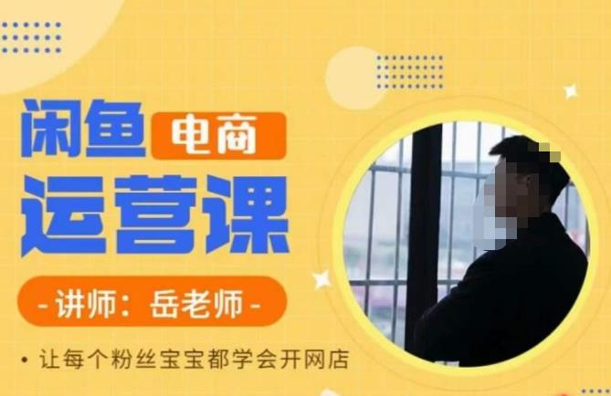 岳老师·闲鱼电商运营课，让每个粉丝宝宝都学会开网店-第二象限