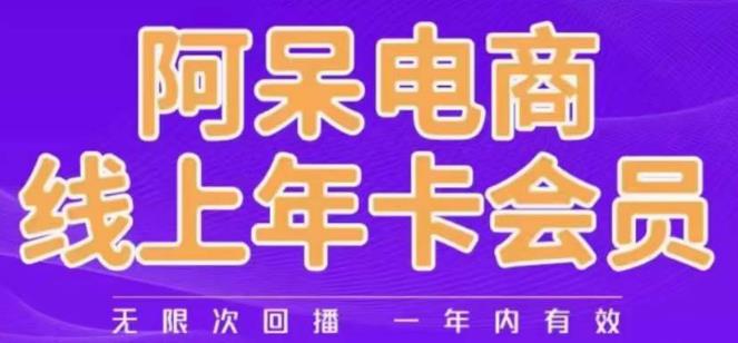 阿呆电商线上年会员，阿呆电商干货分享（更新中）-第二象限