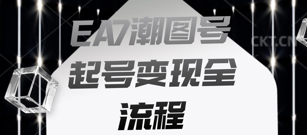 EA7潮图号起号变现全流程，快速起号飞速涨粉【揭秘】-第二象限
