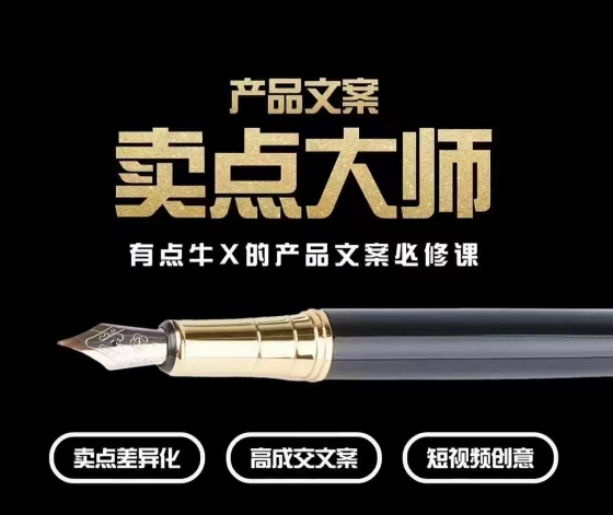 产品文案【卖点大师】高转化电商，有点牛X的产品文案必修课-第二象限