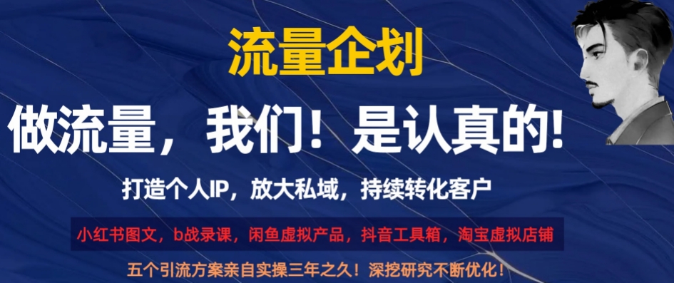 流量企划，打造个人IP，放大私域，持续转化客户【揭秘】-第二象限