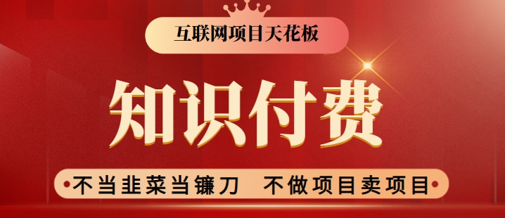 2024互联网项目天花板，新手小白也可以通过知识付费月入10W，实现财富自由【揭秘】-第二象限