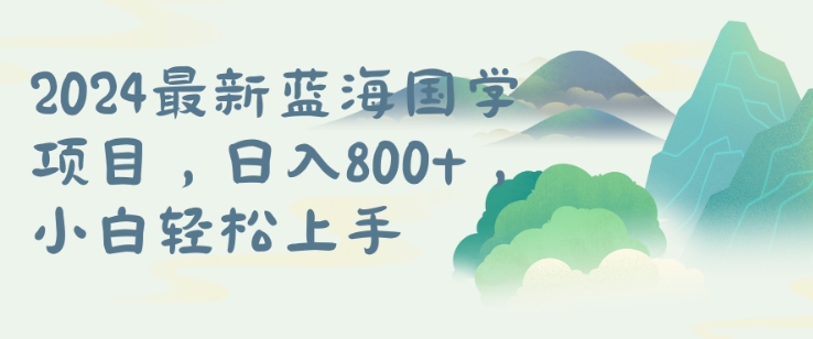 国学项目，长期蓝海可矩阵，从0-1的过程【揭秘】-第二象限