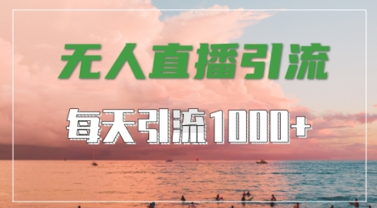 抖音快手视频号全平台通用，无人直播引流法，超暴力引流1000+高质量精准创业粉【揭秘】-第二象限