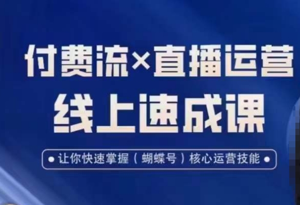 视频号付费流实操课程，付费流✖️直播运营速成课，让你快速掌握视频号核心运营技能-第二象限