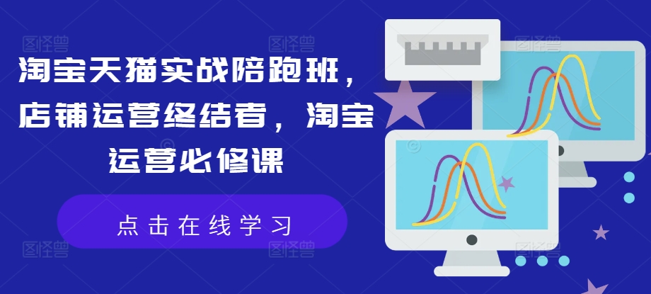 淘宝天猫实战陪跑班，店铺运营终结者，淘宝运营必修课-第二象限