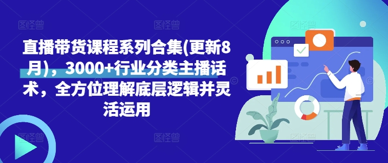 直播带货课程系列合集(更新8月)，3000+行业分类主播话术，全方位理解底层逻辑并灵活运用-第二象限