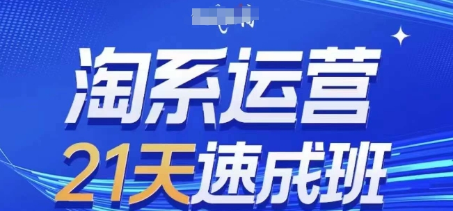 淘系运营21天速成班(更新24年12月)，0基础轻松搞定淘系运营，不做假把式-第二象限