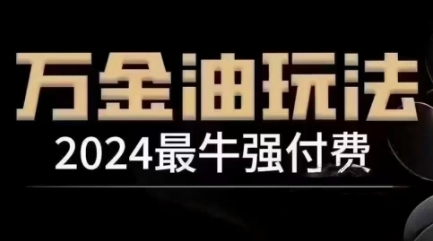 2024最牛强付费，万金油强付费玩法，干货满满，全程实操起飞（更新12月）-第二象限