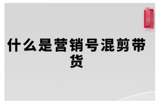 营销号混剪带货，从内容创作到流量变现的全流程，教你用营销号形式做混剪带货-第二象限