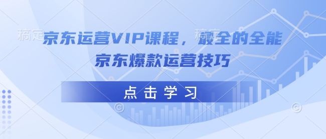 京东运营VIP课程，最全的全能京东爆款运营技巧-第二象限