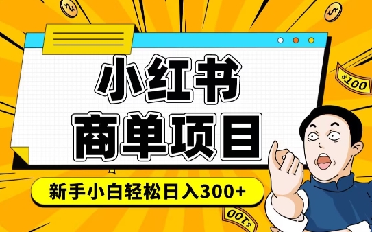 小红书千粉商单，稳定快速变现项目，实现月入6-8k并不是很难-第二象限